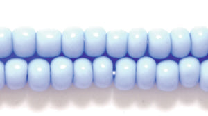 6SB160: CZ Seed Bead Opaque Pale Blue 6/0 36STR