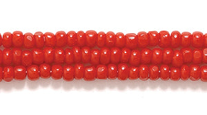 11SB146-C: CZ Seed Bead True Cut Op DK Red 11/0 6HK