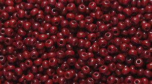 14SB154-L: CZ Seed Bead Op MED Brown 14/0 50GM