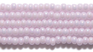 10SB591: CZ Seed Bead Petal Pink Pale AB 10/0 5HK
