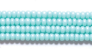 11SB181-TA: CZ Seed Bead Terra Pearl Op Mint Green 11/0 6HK
