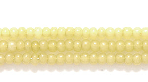 11SB6220: CZ Seed Bead Sol Gel Old Style Greasy Yellow 11/0 6HK