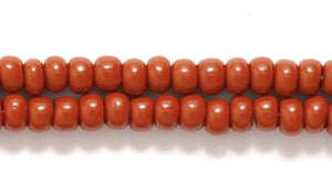 8SB152: CZ Seed Bead Opaque LT Brown 8/0 3HK