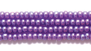 11SB897-AB: CZ Seed Bead Metallic Tanzanite AB 11/0 6HK