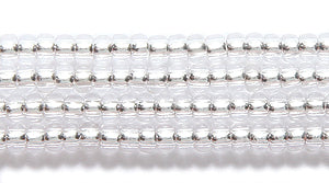 10SB412-RH: CZ Seed Bead Silver Lined Crystal Round Hole 10/0 5HK