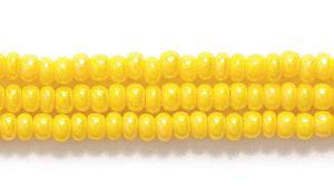 10SB526: CZ Seed Bead DK Yellow AB 10/0 5HK