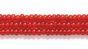 11SB246: CZ Seed Bead TR Garnet 11/0 6HK