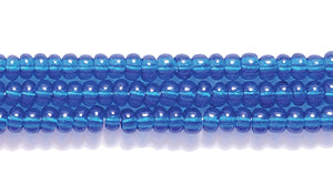 11SB268: CZ Seed Bead TR Capri Blue 11/0 6HK