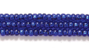 10SB478: CZ Seed Bead Silver Lined Cobalt 10/0 5HK
