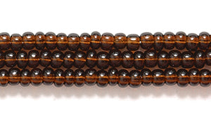 10SB258: CZ Seed Bead TR Rootbeer 10/0 5HK