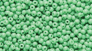 14SB182-L: CZ Seed Bead Op LT Green 14/0 50GM