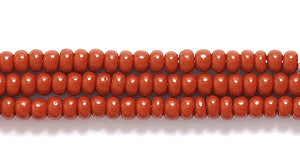 11SB152: CZ Seed Bead Opaque Cedar 11/0 6HK
