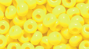 6SB122-L: CZ Seed Bead OPQ Lt Yellow 6/0 Loose-110GM