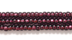 10SB499: CZ Seed Bead Silver Lined Deep Amethyst 10/0 5HK