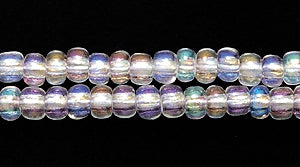 8SB512-T: CZ Seed Bead Crystal Iris AB 8/0 3HK