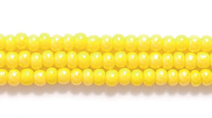 11SB522: CZ Seed Bead LT Yellow AB 11/0 6HK