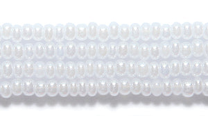 11SB612: CZ Seed Bead Pearl White 11/0 6HK