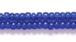 8SB278: CZ Seed Bead TR Cobalt 8/0 3HK