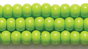6SB182-IT: CZ Seed Bead Intensive Opaque Green 6/0 36STR