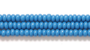 10SB167: CZ Seed Bead Opaque Slate Blue 10/0 5HK