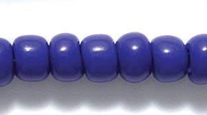 1SB176: CZ Seed Bead Opaque Royal Blue 1/0 8STR