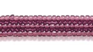 11SB298: CZ Seed Bead TR Amethyst 11/0 6HK