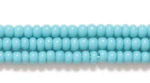10SB185: CZ Seed Bead Opaque Turquoise Green 10/0 5HK
