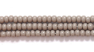 11SB105: CZ Seed Bead Op Gray 11/0 6HK