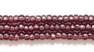 10SB498: CZ Seed Bead Silver Lined Amethyst 10/0 5HK