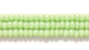 10SB181: CZ Seed Bead Opaque Lime Green 10/0 5HK