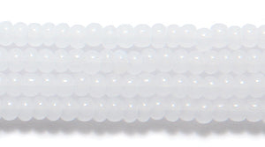 10SB210: CZ Seed Bead Opal White 10/0 - 5HK