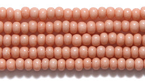 10SB192-A2: CZ Seed Bead Coated LT Dusty Rose 10/0 5HK