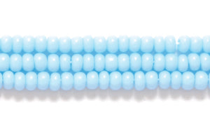 10SB161: CZ Seed Bead Op Pale Turquoise Blue 10/0 5HK