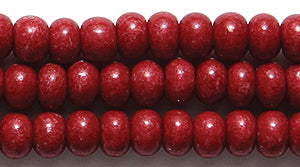 6SB147-IT: CZ Seed Bead Intensive Opaque Mahogany Red 6/0 36STR