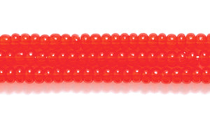 11SB238: CZ Seed Bead TR DK Orange 11/0 6HK