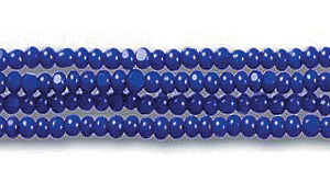 13SB178-C: CZ Seed Bead Charlotte Opaque Navy Blue 13/0 18HK