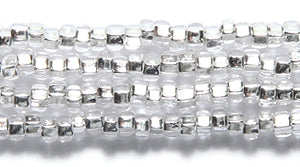 10SB412: CZ Seed Bead Silver Lined Crystal 10/0 5HK