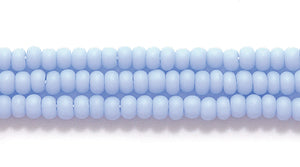 11SB160-M: CZ Seed Bead Op Pale Blue Matte 11/0 6HK
