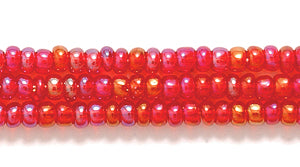 10SB544-T: CZ Seed Bead TR Ruby AB 10/0 5HK