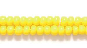 8SB122: CZ Seed Bead Opaque LT Yellow 8/0 3HK