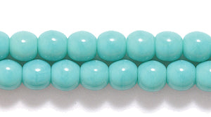 4RD185: CZ Round Opaque Turquoise Green 4mm - 600PC