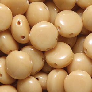 8CA151: CZ Candy Two Hole Tan 8mm 400PC