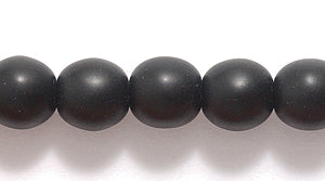 6RD109-M: CZ Round Black Matte 6mm - 600PC