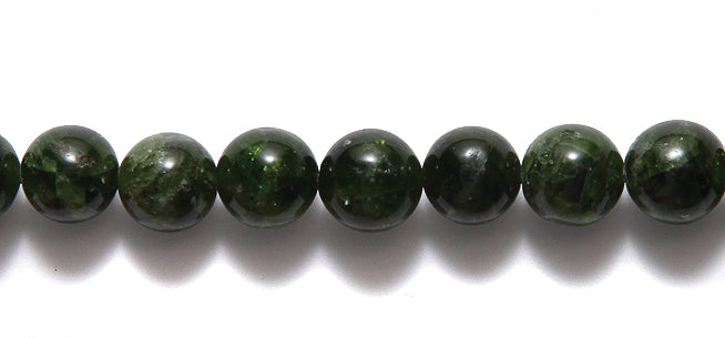 8ST651: Russian Green Chrome Diopside 8mm