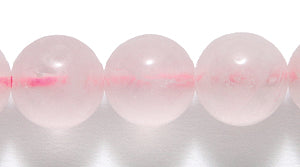 8ST402: Rose Quartz Round 8mm