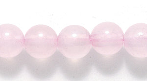 6ST402: Rose Quartz Round 6mm 15" STR