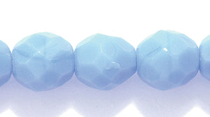 8FC174:  CZ FACET RD Opaque MED Blue 8mm - 200PC