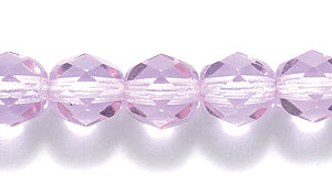 6FC295-V: CZ FACET RD Violet 6mm-300PC