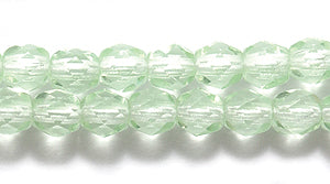 4FC281-5: CZ FACET RD TRANS LTest Peridot 4mm-1200PC