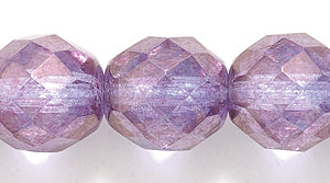 10FC098: CZ FACET RD Picasso LT Amethyst 10mm 150PC